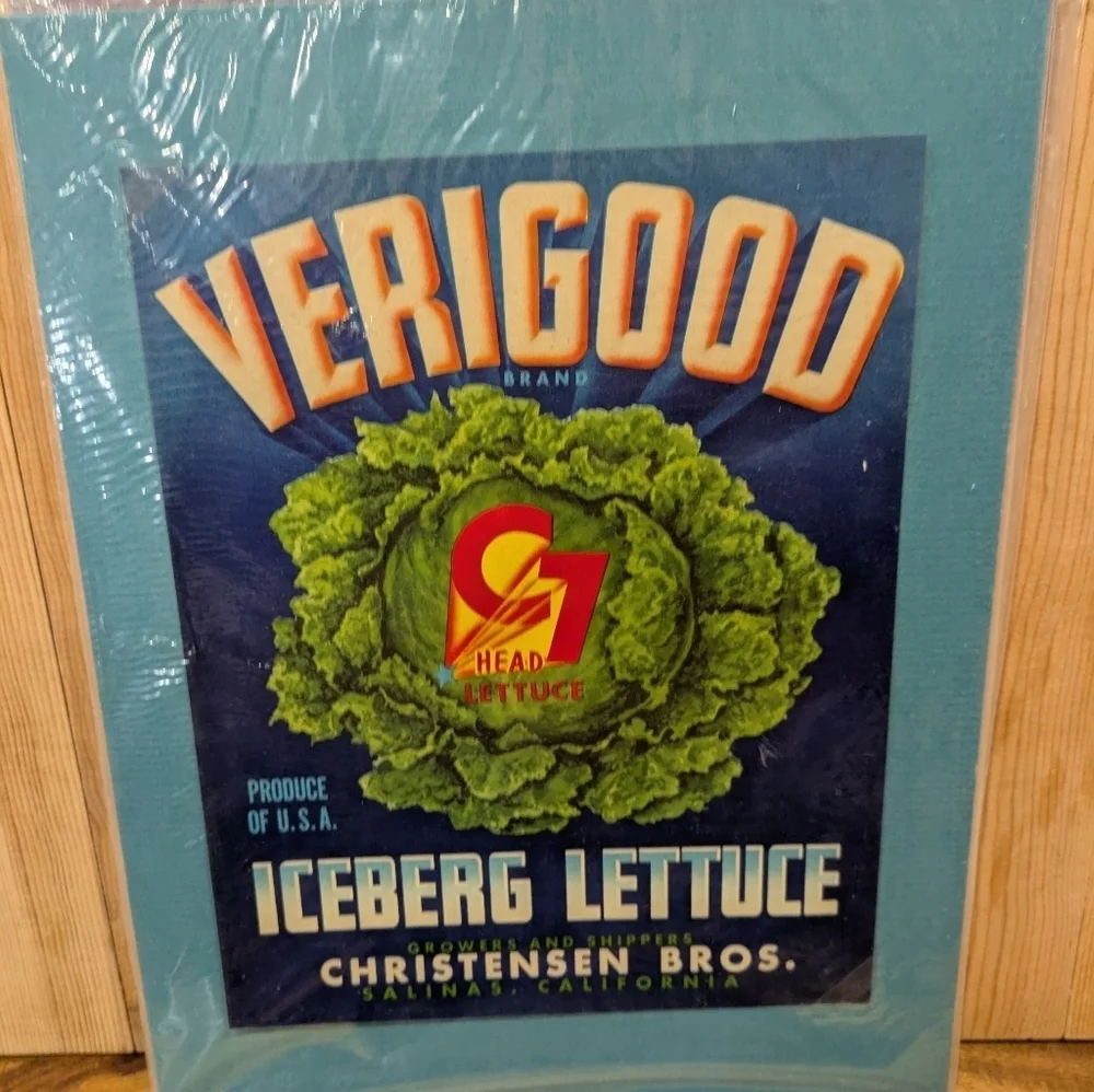 Daily Treat Iceberg Lettuce Vintage Poster 3 Posters 12x9